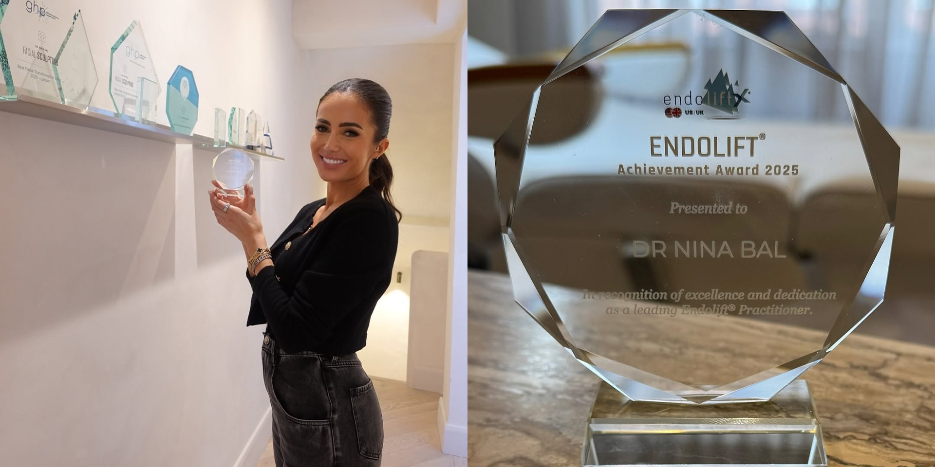 Dr Nina Bal Honoured with EndoLift® UK Achievement Award 2025